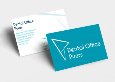 Dental office Puurs – Naamkaartjes