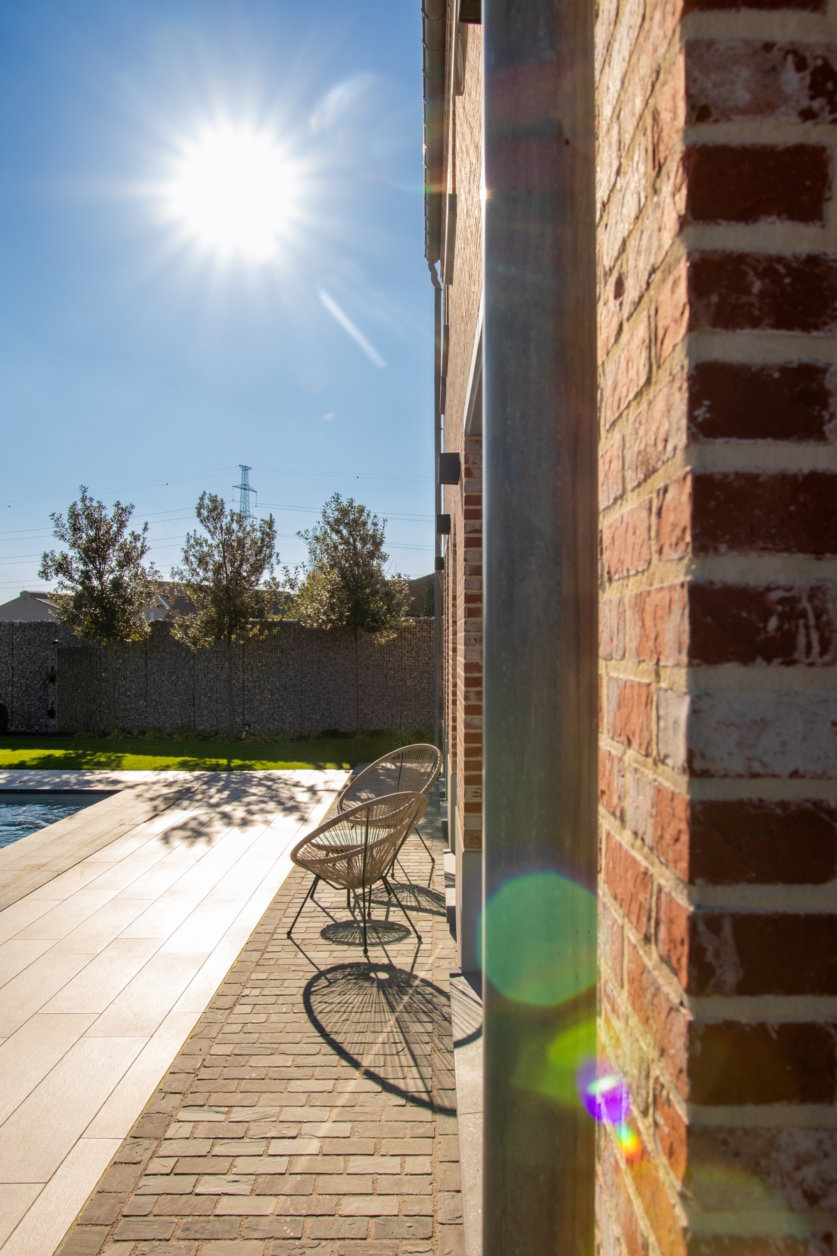 Architectuurdetail uit de projectfotografie van Bouwwerken GV