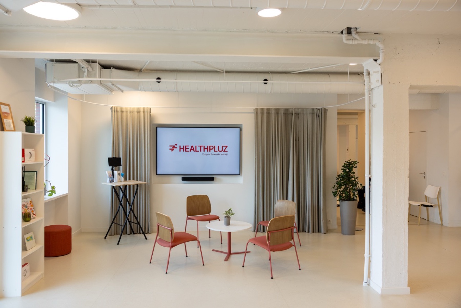 Interieur en merkbeleving van HEALTHPLUZ